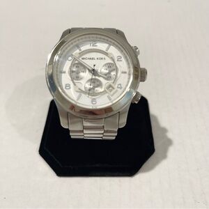 Men’s Michael Kors Silver Stainless Steel Watch!